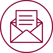 Mail in envelope icon